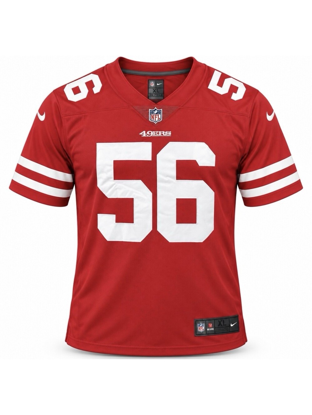 Nike Vapor Reuben Foster San Francisco 49ers #56 Jersey Mens XL Red NFL On Field